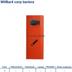 Corp bariera WilBar4 Pentru Sisteme Bariere Automate Acces Parcare 